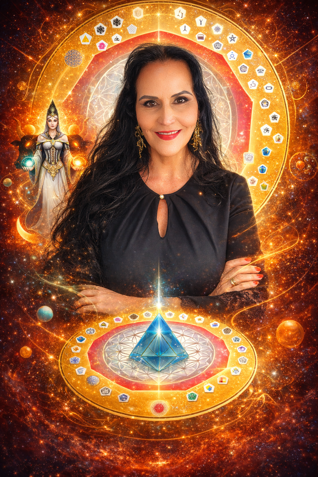 Liliane Mattoso — Formadora da Mesa Cristalina Metatrônica